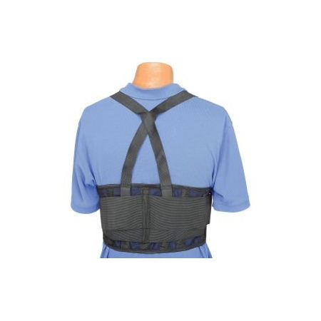 Pyramex Standard Back Support Belt, Adjustable Suspenders, Large, 38-47" Waist Size BBS100L